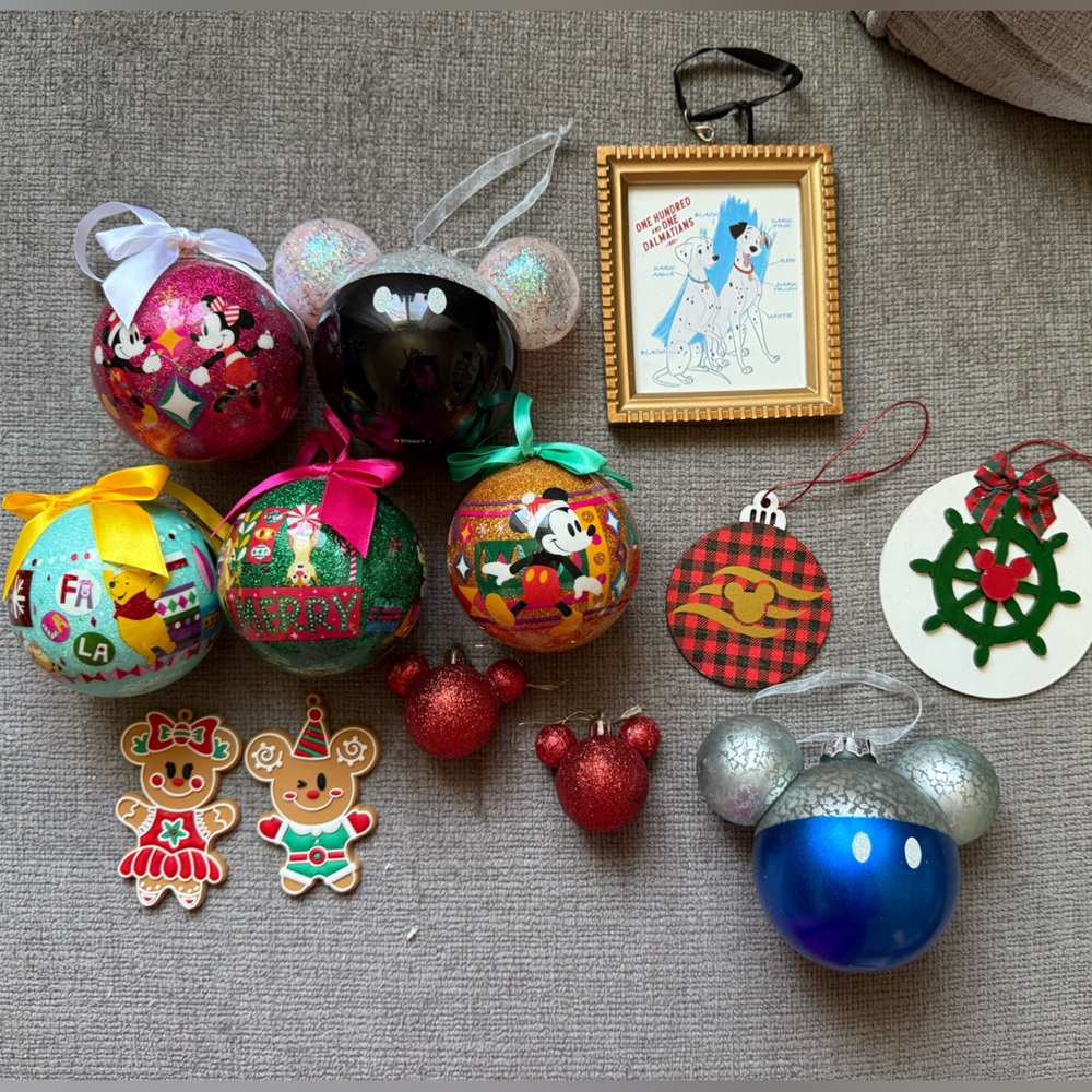 Lot of Disney ornaments